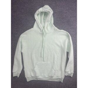 Soft Serve Cloud Cotton Hoodie Womens Medium Green Pullover Fleece Sweatshirt